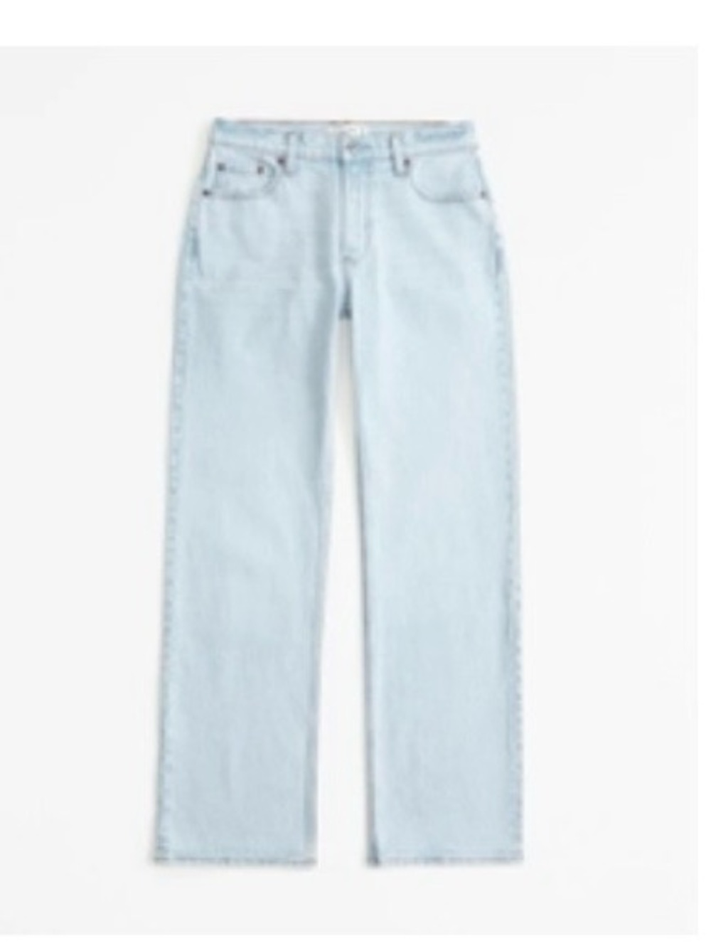 Abercrombie & Fitch Women's Low Rise Baggy Jean LIGHT Size 2 New without tags